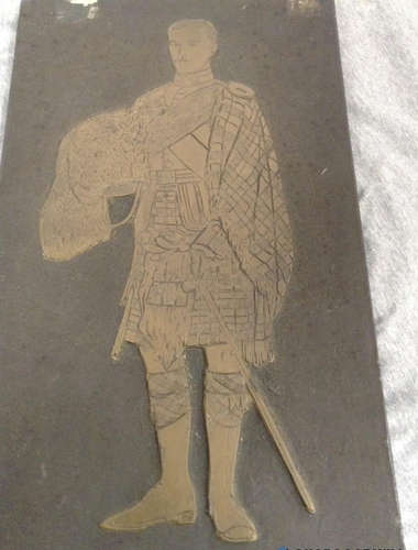 Brass Rubbing Sir Nigel Neis Ramsay 9.25x16 - Picture 4 of 4