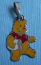 Vintage enamel Winnie the Pooh Disney sterling charm