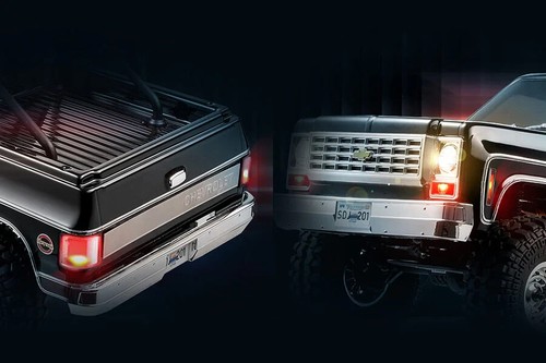 RC 1/10 FCX10 LKW CHEVY K5 BLAZER 4X4 *RTR* V2 *2-SPEED* -SCHWARZ- - Bild 18 von 24