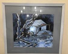 TITLE: IMAGINATION - OPAQUE WATERCOLOR by KAREN SMITH WITH PROVONANCE