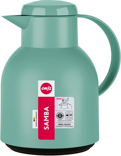 Emsa Samba Isolierkanne F40102 | 1 Liter , Kunststoff | Quick Press Verschluss | - Bild 8 von 12