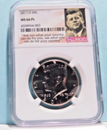 2017 D KENNEDY MS66PL NGC