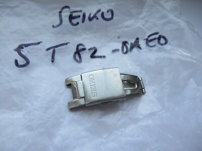 Seiko World Time 24 Cities Alarm Date 5T82-0AE0 Clasp 18mm With First Link .