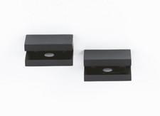 Alno A8455-MB Contemporary II 1-3/4 Inch Shelf Bracket - Pair, Matte Black