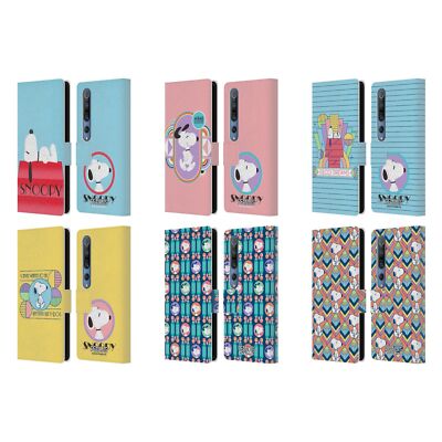 OFFICIAL PEANUTS SNOOPY DECO DREAMS LEATHER BOOK WALLET CASE FOR XIAOMI PHONES