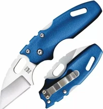 Cold Steel Mini Tuff Lite Tri-Ad Lock Knife Blue Griv-Ex Handle Plain Edge 20MTB