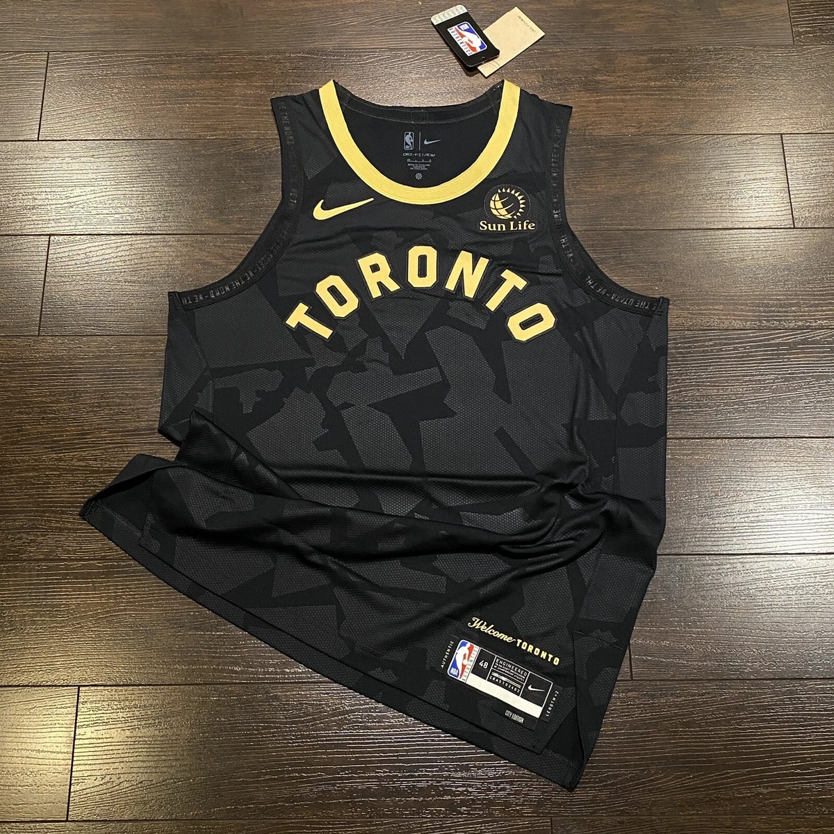 Nike Men's Nike Black Toronto Raptors 2022/23 City Edition