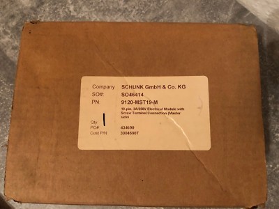 Schunk SO46414 - 9120 - MST19 - M -Adapter -Unused-Original Packaging-