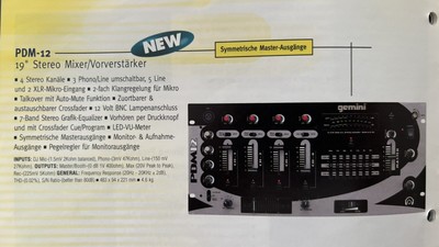 dj pa mixer