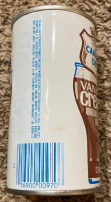 VINTAGE CANADA DRY VANILLA CREAM SODA STEEL PULL TAB CAN | eBay