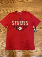 PHILADELPHIA 76ERS NBA UNK JOEL EMBIID #21 MENS PERFORMANCE STYLE SHIRT LARGE