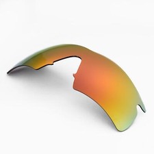 Walleva Fire Red Non-Polarized Lenses For Oakley New M Frame Hybrid Sunglasses