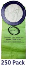 Replacement Proteam 100331 Vacuum Bag For 10 Quart Backpack Vacuums - 250 / Pack