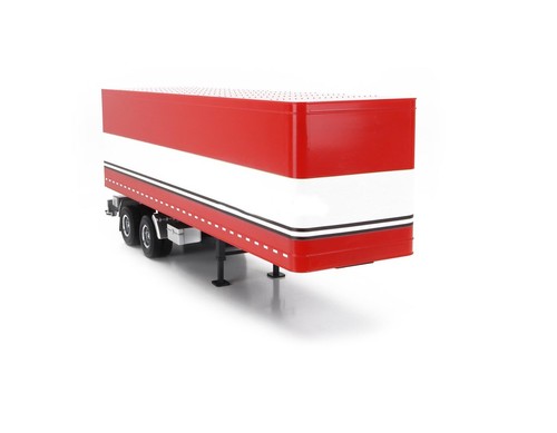 Camión y remolque Kenworth K100 Aerodyne 1979 Bj & Bear rojo escala 1:18 carretera kINGS - Imagen 5 de 9