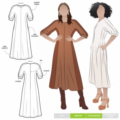 Style Arc Schnittmuster Penelope Kleid Größen 4-16