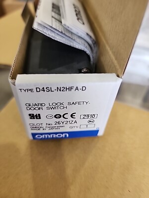 New OEM OMRON Safety Door Switch P/N D4SL-N2HFA-D