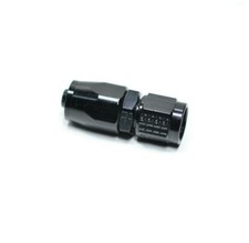 220106-BL Fragola -6 AN Straight Swivel Hose End Fitting Aluminum, Black