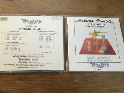  Antonio Vivaldi -  Dixit Dominus  [CD Album] Oldřich Vlček Virtuosi Di Praga  