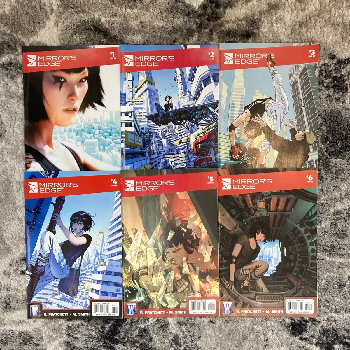 Mirror's Edge #1-6 Complete Set Based on video game Wildstorm Comics 1 2 3  4 5 6