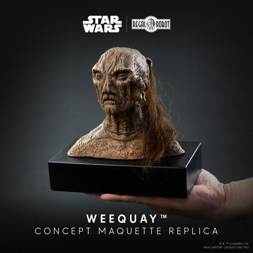 Regal Robot star Wars Return Of The Jedi Weequay Concept Maquette Réplica Neuf - Photo 6 sur 9