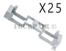 25 Pack Lot - 89B Wall Mount Stand-Off Bracket for 50 Pair 66 Punch Down Block