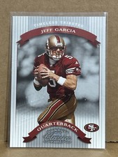 Jeff Garcia 2002 Donruss Classics Timeless Tributes National #5/5 DUAL Jersey #