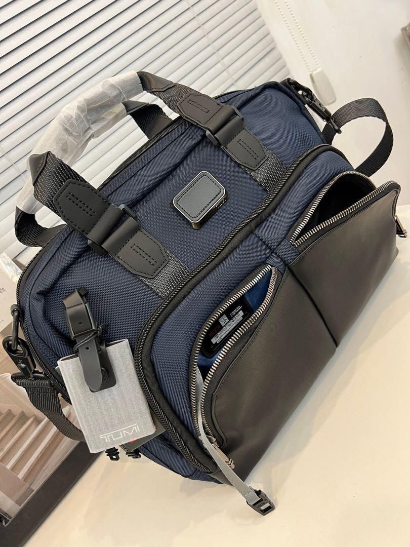 Tumi Alpha Bravo 232640 Navy x Black 2way Briefcase Business Tumi Alpha Bravo 232640 Navy x Black 2way Briefcase Business