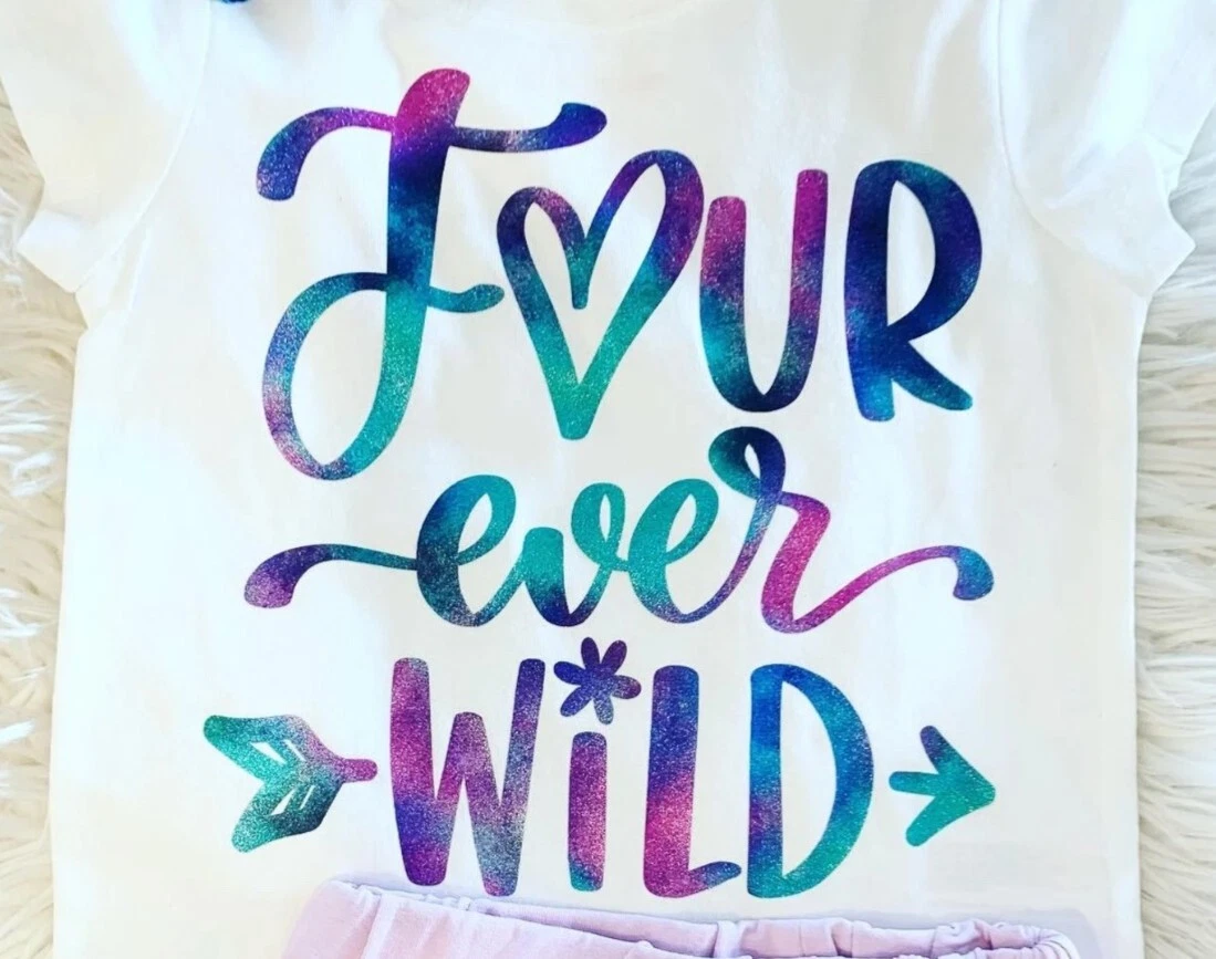 Four Ever Wild 4th I Am 4 Birthday Shirt Birthday Outfit