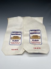 Vintage Mitchell's Pure Buckwheat Flour 5lb Bag Clearfield PA EMPTY