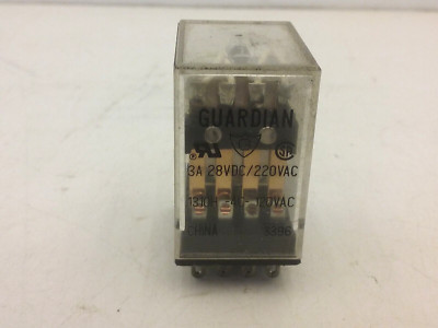 GUARDIAN ELECTRIC 1310H-4C-120VAC RELAY 3AMP 28VDC 220VAC NNB