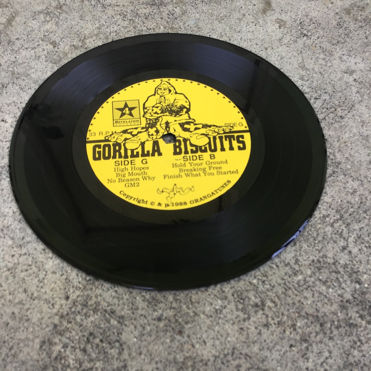 Gorilla Biscuits Vinyl, 7