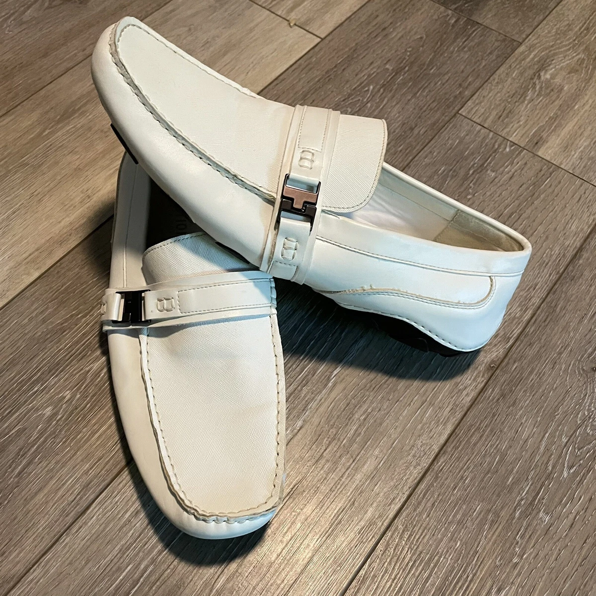 Kenneth Cole Reaction White Dress Shoes for Men for sale | eBay display picture 1