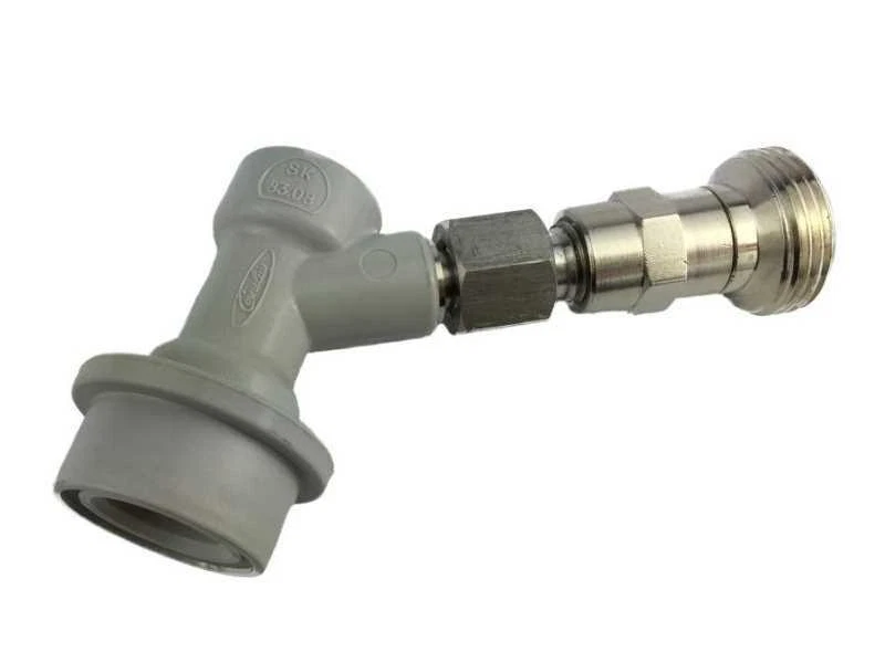 Anschluss Pepsi NC Co2-Steckkupplung mit 3/4 Zoll AG Bier Hobbybrauer (X)