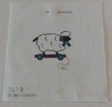 Melissa Shirley Pull Toy Black Sheep 069 Ornament Hand Painted Canvas NEW