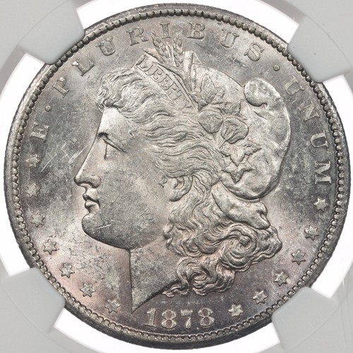 1878-CC $1 NGC MS60 Morgan Silver Dollar Key Date Carson City - Picture 2 of 3