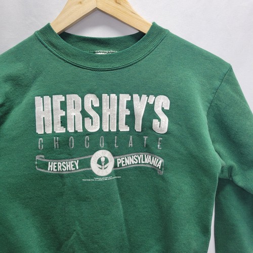 Vintage Hershey's Chocolate Pennsylvania Crewneck Sweatshirt USA Made KIDS M - Picture 2 of 9