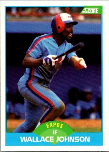 1989 Score Baseball 196 Wallace Johnson - 第 1/1 張圖片