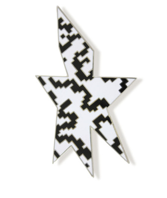 Vintage ACME Studio  Star  Enamel Brooch by Architect ALESSANDRO MENDINI - NEW