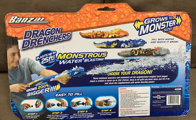 BANZAI DRAGON DRENCHERS GROWS TO MONSTER SIZE 200% BIGGER BLASTS