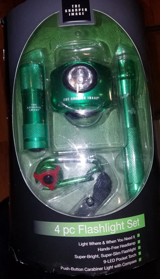 The Sharper Image 4 Piece Flashlight set Handheld Flashlights Safety & Security - Image 4 of 4
