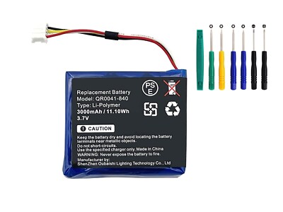 Battery For IQ Panel 2 Plus Fits Part No QR0041-840 SP584646-1S2P 3000mAh