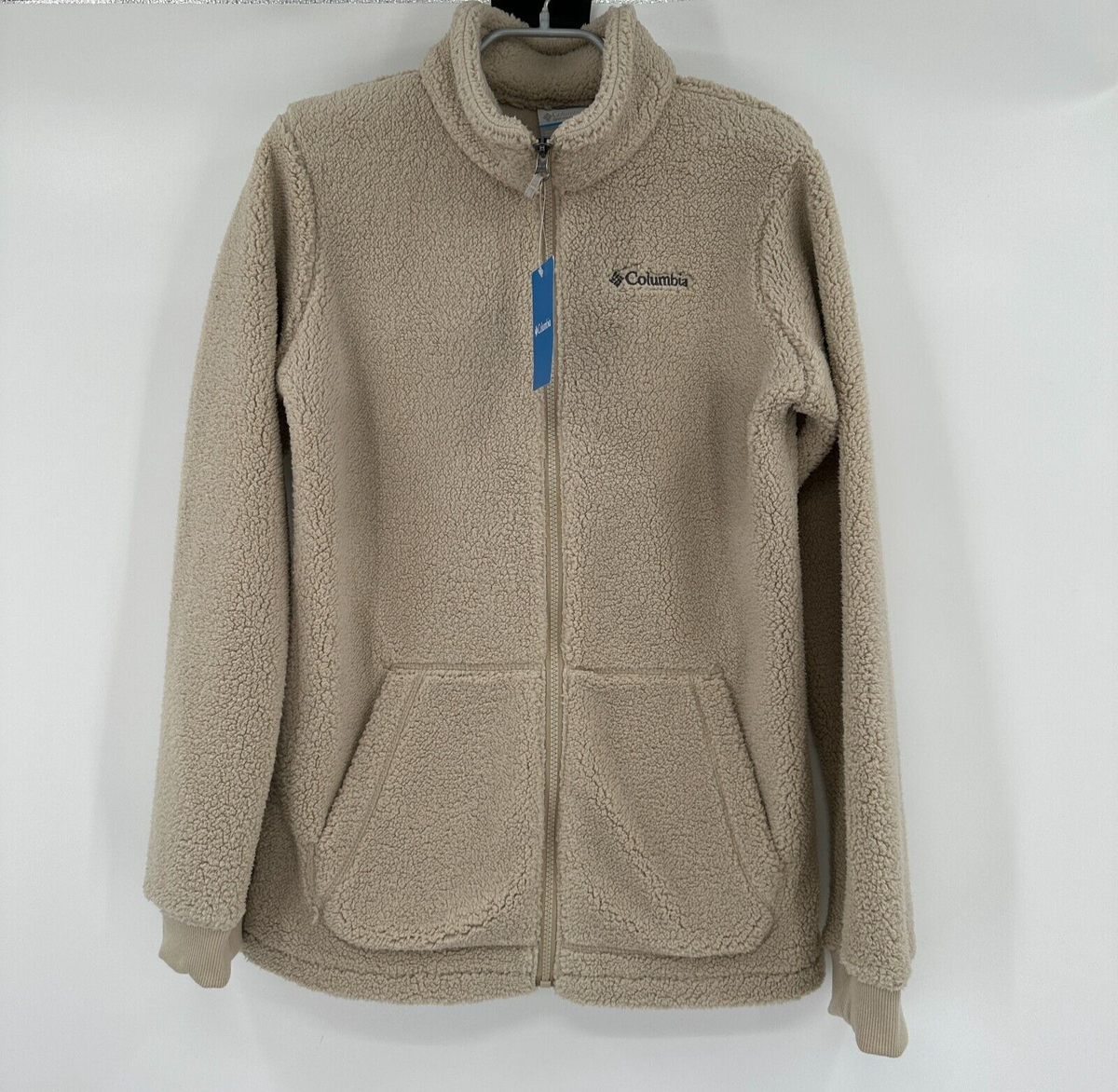 Columbia Boy's Rugged Ridge Full Zip Sherpa Jacket sz XL Ancient