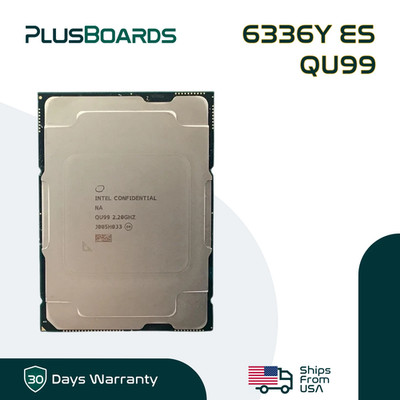 Intel Xeon Gold 6336Y ES 2.2GHz 24 Core 48 Threads 36MB LGA 4189 CPU Processor