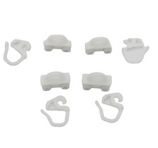 IKEA KVARTAL Curtain Gliders Panel Track Hooks 4 Gliders 4 Hooks Set 701.886.83