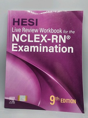 HESI Live Review Wkbk for the NCLEX-RN Examination 9th Ed 2025-9780323934398