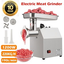 220KG/H Commercial Electric Meat Grinder Mincer Sausage Maker Filler Machine
