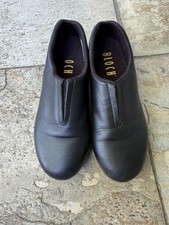 BLOCH 4 Shockwave Leather Black Tap Shoes Little Kid Size 12.5 Used