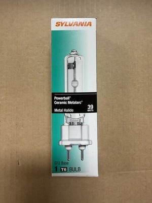 Sylvania Powerball Ceramic Metalarc Metal Halide T6 Bulb, G12 Base
