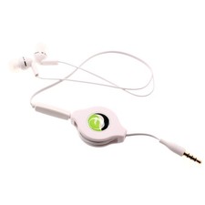 For Galaxy A52 5G - Retractable Earphones Headphones Hands-free Headset 3.5mm w