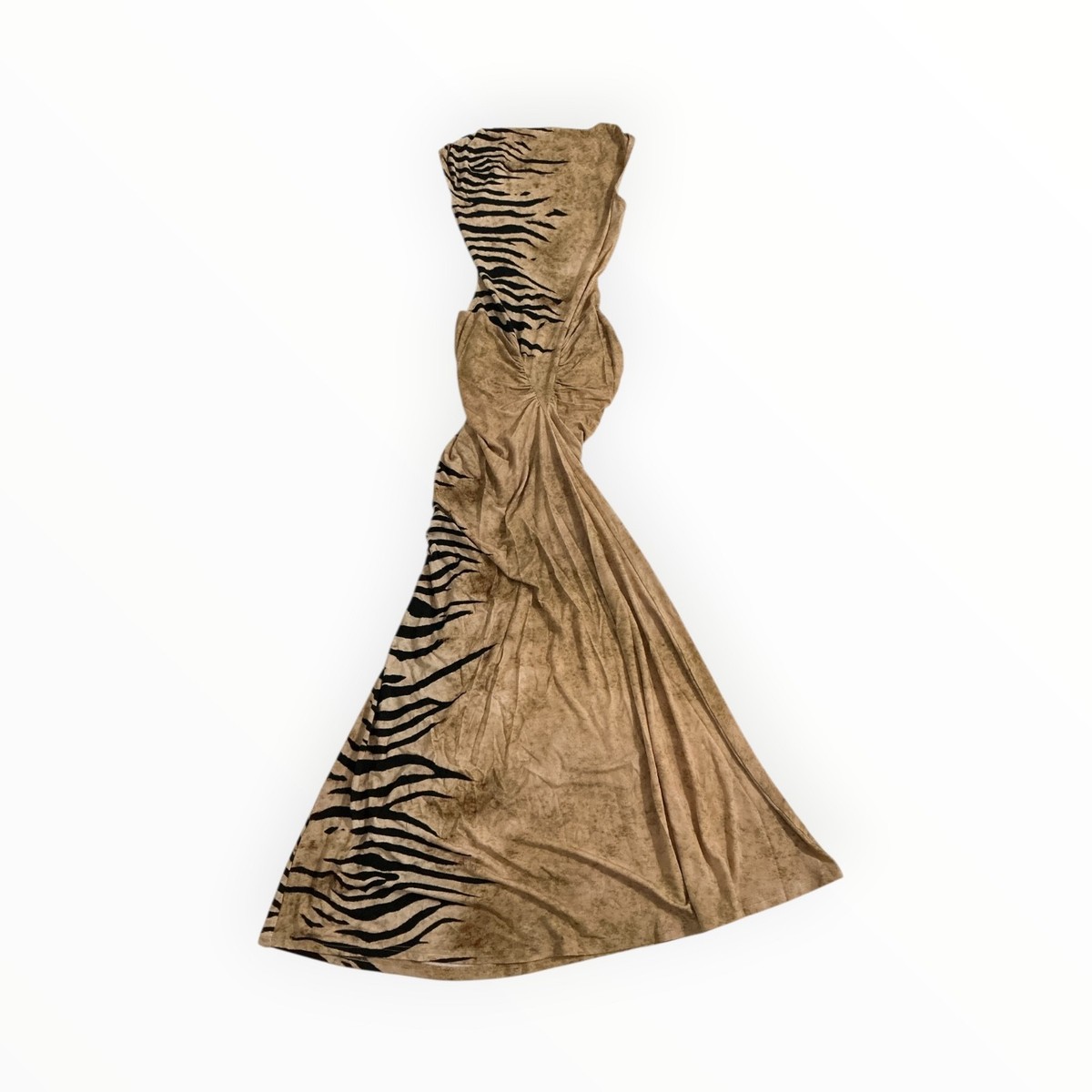 I AM GIA Eliana Maxi Dress Wild Side Womens Small Bodycon Animal Print |  eBay